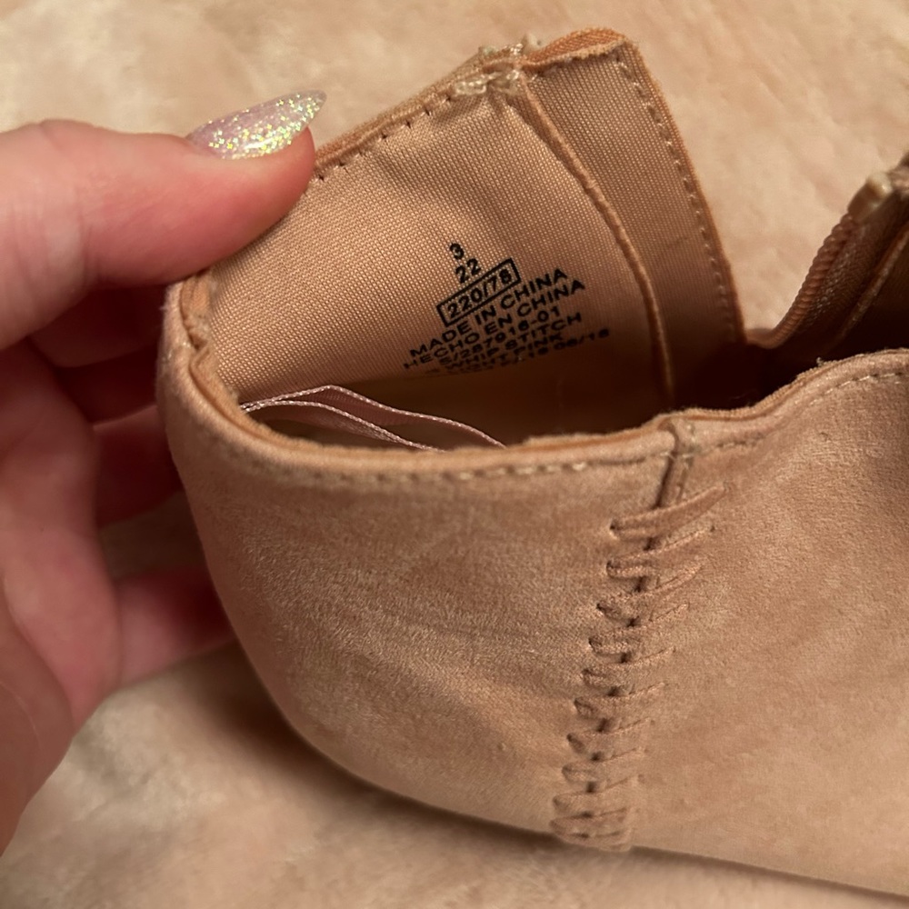 Light Pink Booties - Picture 3 of 4